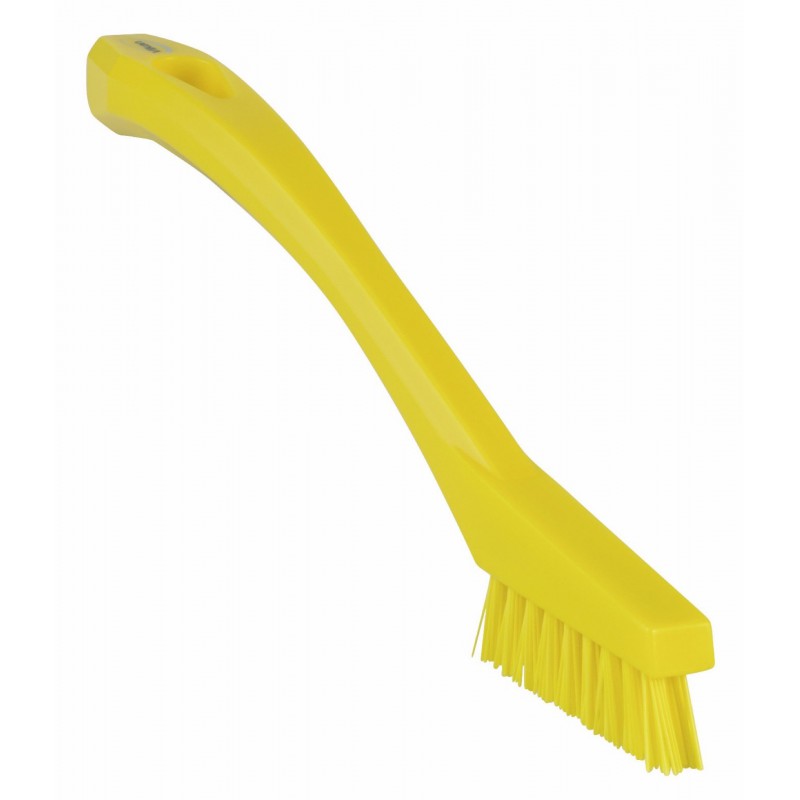 Mini Brosse Vikan, 205 mm, Très dur, Jaune - ref:44016