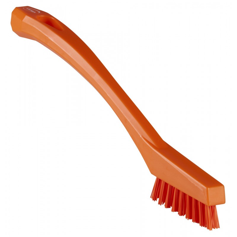 Mini Brosse Vikan, 205 mm, Très dur, Orange - ref:44017