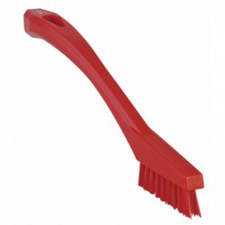 Mini Brosse Vikan, 205 mm, Très dur, Rouge - ref:44014