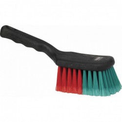 Brosse à manche court Vikan, 275 mm, Souple/fleuré, Noir - ref:522752