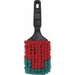 Brosse à manche court Vikan, 275 mm, Souple/fleuré, Noir - ref:522752