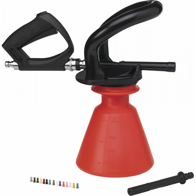 NiTO Clean Ergo , 1/2"(Q), 2,5 L, Rouge - ref:93014