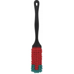 Brosse à manche long Vikan, 420 mm, Souple/fleuré, Noir - ref:522252