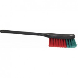 Brosse à manche long Vikan, 420 mm, Souple/fleuré, Noir - ref:522252