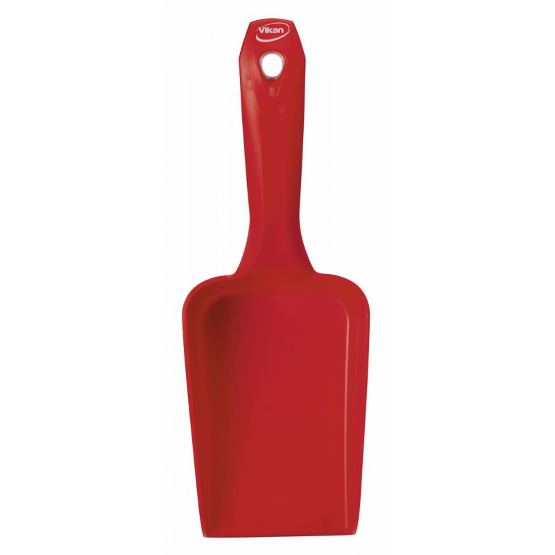 Pelle à Main Vikan Hygiène - Droite, Capacité 2L - Polypropylène Rouge - Pour Alimentation, Produits Secs Ou Humides