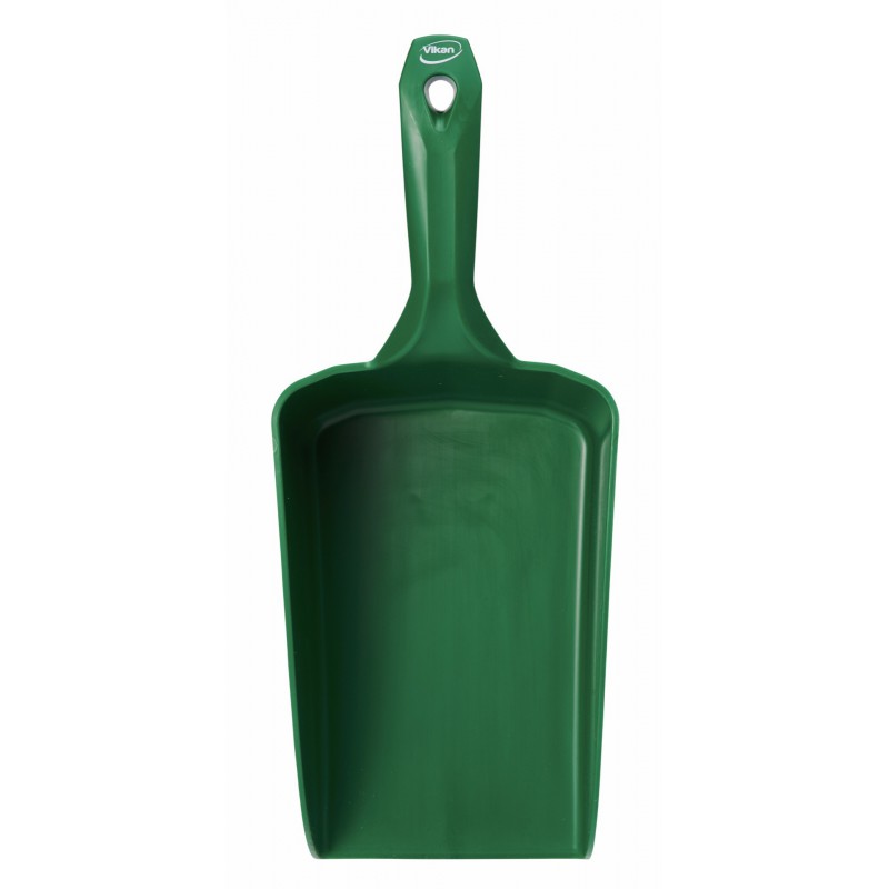 Pelle à Main Vikan Hygiène Droite En Polypropylène Vert - Capacité 2 Litres - Parfaite Pour Ingrédients Secs Et Humides