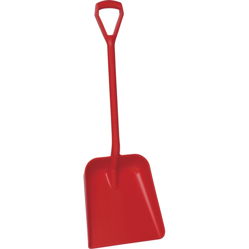 Pelle manche droit Vikan, 379 x 345 x 90 mm, 1035 mm, Rouge - ref:56234