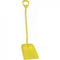 Pelle manche ergonomique Vikan, 380 x 340 x 90 mm, 1310 mm, Jaune - ref:56016