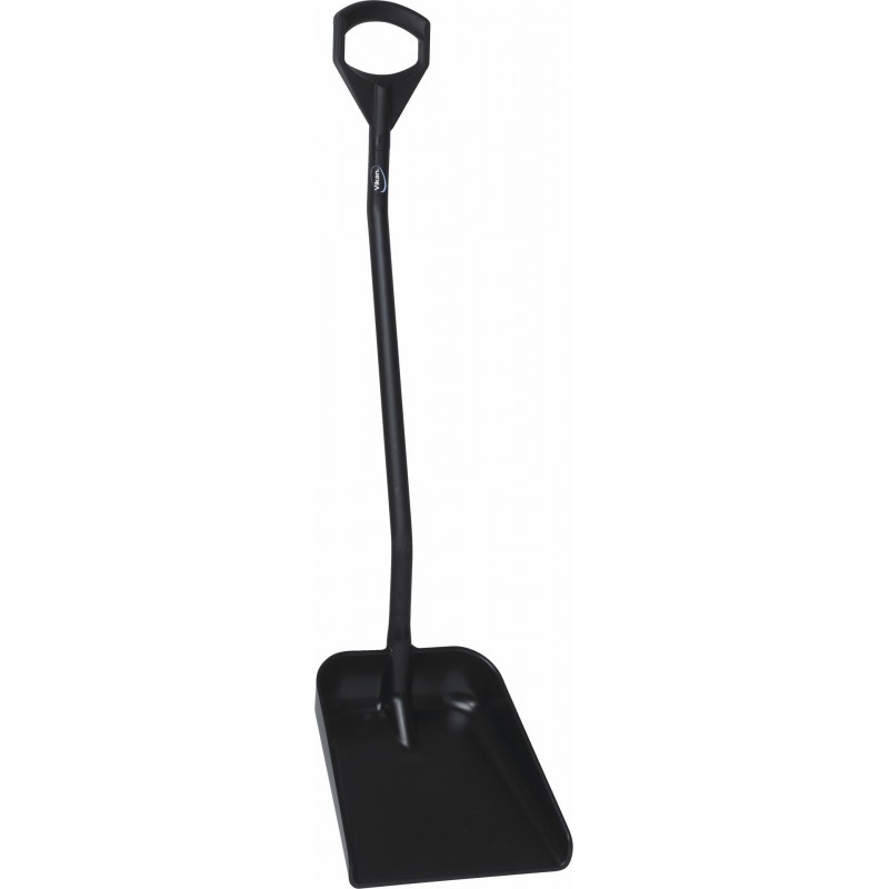 Pelle manche ergonomique Vikan, 380 x 340 x 90 mm, 1310 mm, Noir - ref:56019