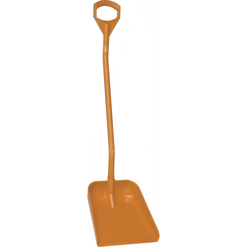 Pelle manche ergonomique Vikan, 380 x 340 x 90 mm, 1310 mm, Orange - ref:56017