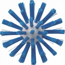 Brosse cylindrique Vikan, Ø77 mm, Medium, Bleu - ref:5380773