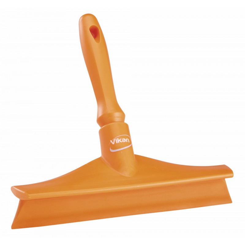 Raclette de table monolame Ultra-hygiènique avec Mini Manche Vikan, 245 mm, Orange - ref:71257