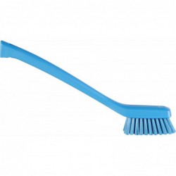 Brosse de Nettoyage Fine à Manche Long Vikan, 420 mm, Dur, Bleu - ref:41853