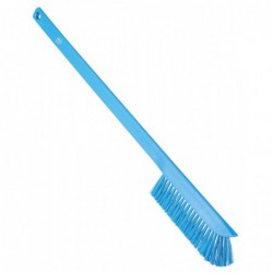 Vikan 41853 Brosse de Nettoyage Fine à Manche Long 420 mm Dur Bleu