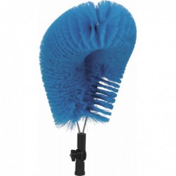 Balai brosse souple bleu sans manche BAL.B