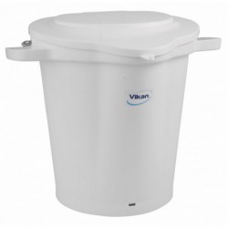 Seau gradué, bec verseur Vikan, 20 L, Blanc - ref:56925