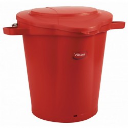 Seau gradué, bec verseur Vikan, 20 L, Rouge - ref:56924