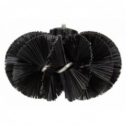 Brosse pour évacuations Vikan, 275 mm, Dur, Noir - ref:53619