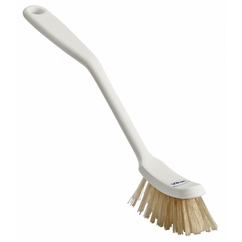 Brosse pour grill Vikan, 290 mm, Dur, Blanc - ref:42885