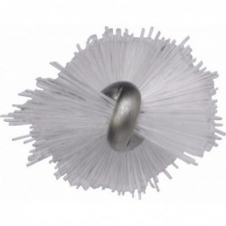 Tête d'écouvillon pour tige flexible Vikan, Ø12 mm, 200 mm, Medium, Blanc - ref:53545
