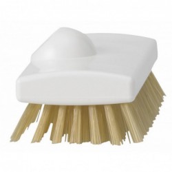 Brosse pour les grilles et plaques de cuisson chaudes Vikan, 150 mm, Très dur, Blanc - ref:47535