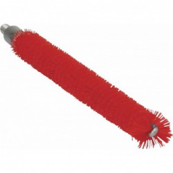 Tête d'écouvillon pour tige flexible Vikan, Ø12 mm, 200 mm, Medium, Rouge - ref:53544