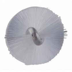 Tête d'écouvillon pour tige flexible Vikan, Ø20 mm, 200 mm, Medium, Blanc - ref:53655