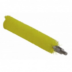 Tête d'écouvillon pour tige flexible Vikan, Ø20 mm, 200 mm, Medium, Jaune - ref:53656