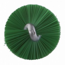 Tête d'écouvillon pour tige flexible Vikan, Ø20 mm, 200 mm, Medium, Vert - ref:53652