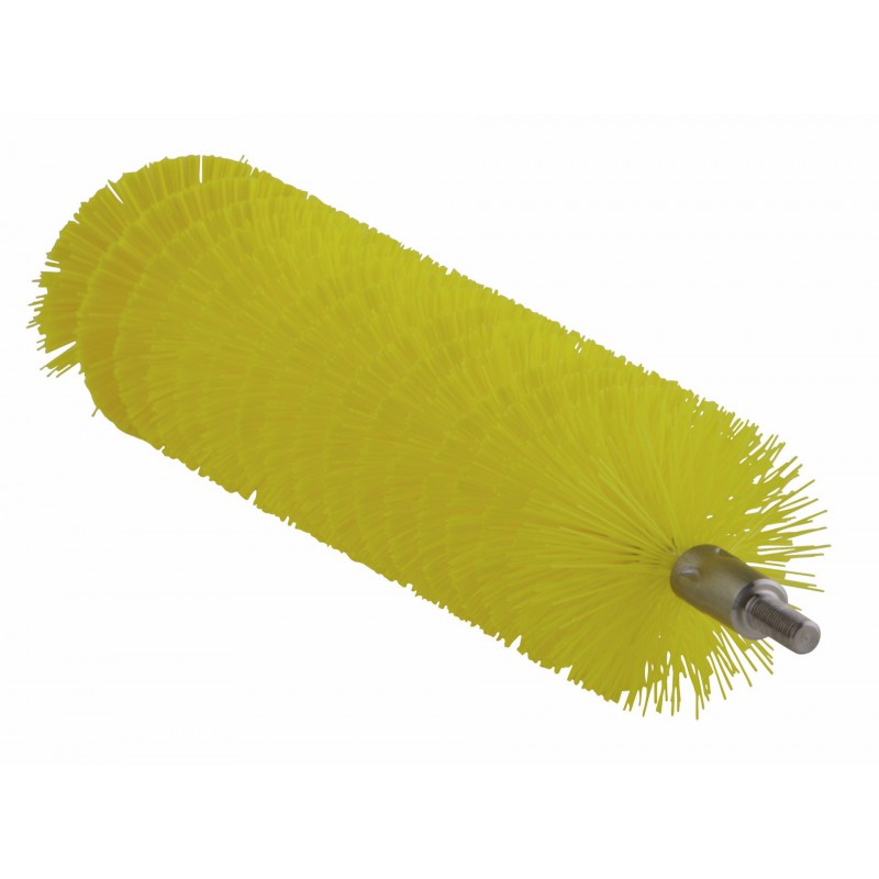 Tête d'écouvillon pour tige flexible Vikan, Ø40 mm, 200 mm, Medium, Jaune - ref:53686