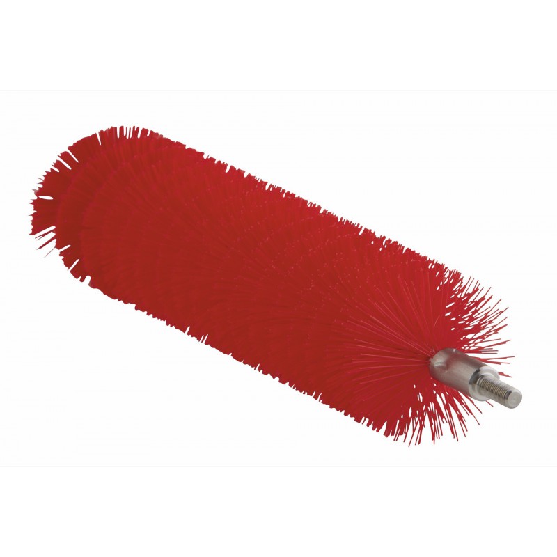 Tête d'écouvillon pour tige flexible Vikan, Ø40 mm, 200 mm, Medium, Rouge - ref:53684