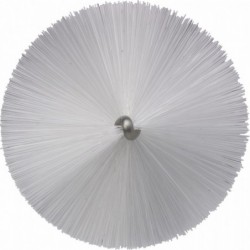 Tête d'écouvillon pour tige flexible Vikan, Ø60 mm, 200 mm, Medium, Blanc - ref:53565