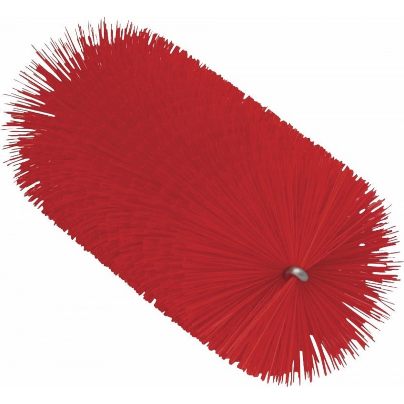 Tête d'écouvillon pour tige flexible Vikan, Ø60 mm, 200 mm, Medium, Rouge - ref:53564