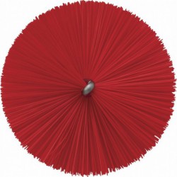 Tête d'écouvillon pour tige flexible Vikan, Ø60 mm, 200 mm, Medium, Rouge - ref:53564