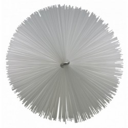 Tête d'écouvillon pour tige flexible Vikan, Ø90 mm, 200 mm, Medium, Blanc - ref:53915