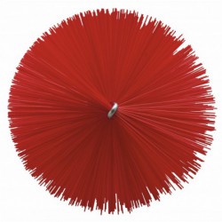 Tête d'écouvillon pour tige flexible Vikan, Ø90 mm, 200 mm, Medium, Rouge - ref:53914