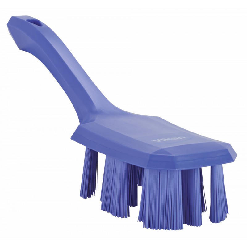 UST Brosse à main, manche court Vikan, 260 mm, Dur, Violet - ref:41798