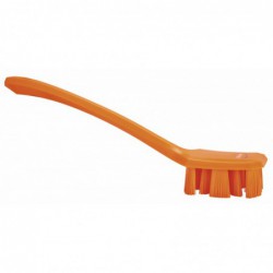 UST Brosse à main, manche long Vikan, 395 mm, Dur, Orange - ref:41967