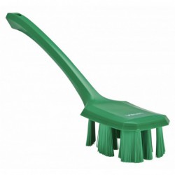 UST Brosse à main, manche long Vikan, 395 mm, Dur, Vert - ref:41962