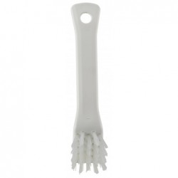 Vikan Brosse de Nettoyage de Détail avec rebord grattant, 150 mm, Dur, Blanc - ref:39515