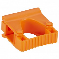 Vikan Support Mural Hygiénique, Module Clip Grip, 82 mm, Orange - ref:10137