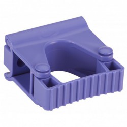 Vikan Support Mural Hygiénique, Module Clip Grip, 82 mm, Violet - ref:10138