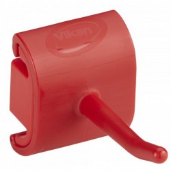 Vikan Support Mural Hygiénique, Module Crochet Simple, 41 mm, Rouge - ref:10124