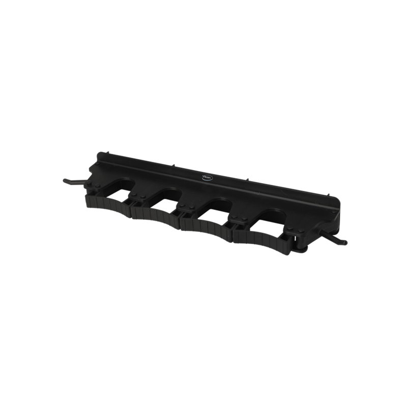 Support mural, 4-6 Produits Vikan, 395 mm, Noir - ref:10189