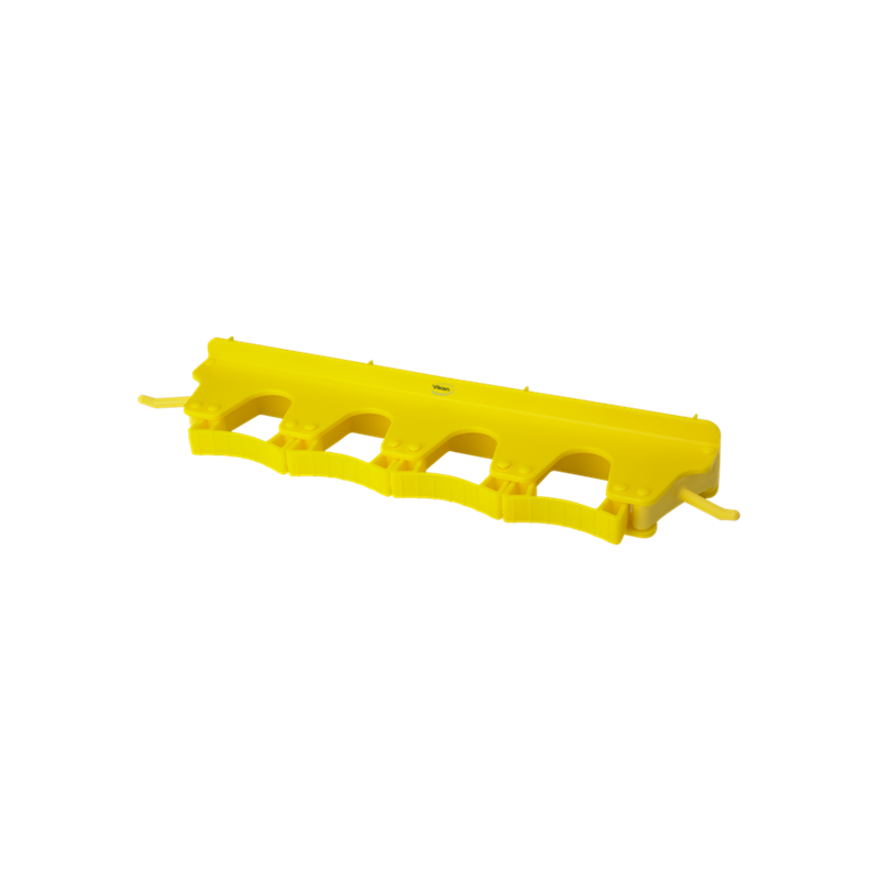 Support mural, 4-6 Produits Vikan, 395 mm, Jaune - ref:10186