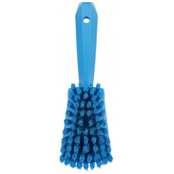 Brosse à main, manche court Vikan, 270 mm, Souple, Bleu - ref:41983