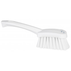 Brosse à main, manche court Vikan, 270 mm, Souple, Blanc - ref:41985