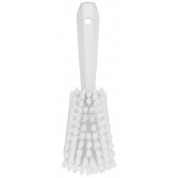 Brosse à main, manche court Vikan, 270 mm, Souple, Blanc - ref:41985