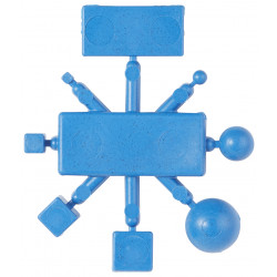 Kit de détection métallique Vikan, 55 mm, Bleu - ref:11113