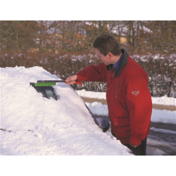 Brosse/Raclette à neige Vikan, 490 mm, Dur, Noir - ref:520052